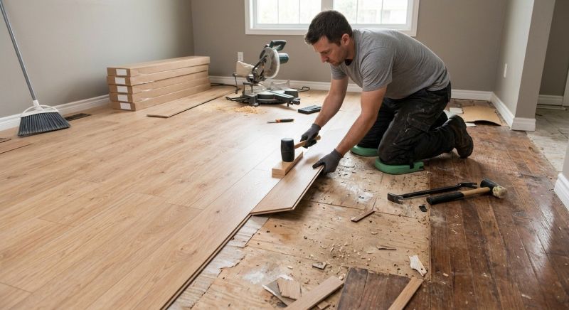 Laminate Floor Installation in Milliken, CO