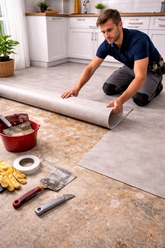 Linoleum Floor Installation in Berthoud, CO