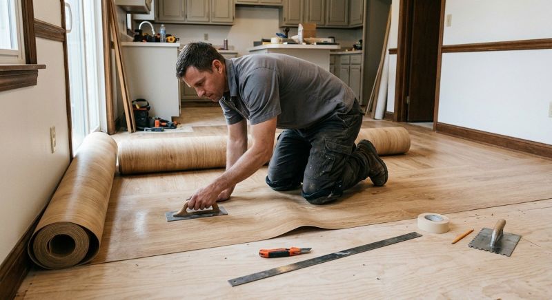 Sheet Flooring Installation in Johnstown, CO