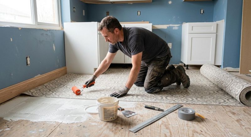 Sheet Flooring Installation in Windsor, CO