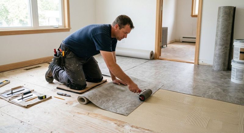 Sheet Vinyl Installation in Evans, CO